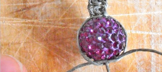 Step 7 - Shamballa Style Sparkle Bracelet How To Make
