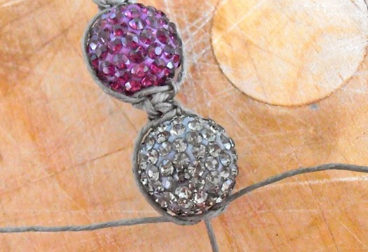 Step 8 - Shamballa Style Sparkle Bracelet How To Make