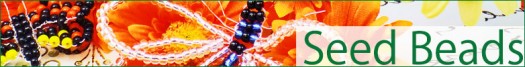 Seed Beads work well coloured jewellery thread seed beads