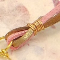 Wire wrap on Suede