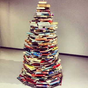 Handmade Book Christmas Tree