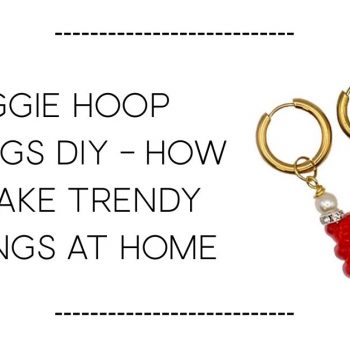 tutorial to make earring charms for huggie hoops
