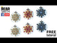 2x3mm Czech Glass Faceted Micro Spacer, copper plate, additional photo