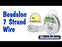 Beadalon Beading Wire 7 Strand 0.38mm (.015in), gold colour, additional photo