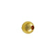 5mm Plain Metal Spacer Beads, gold-plated