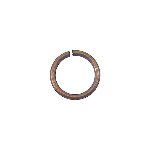5mm Thin Jump Rings (0.7mm), antique-copper-plated