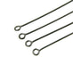 40mm Eyepins Findings, black-plated