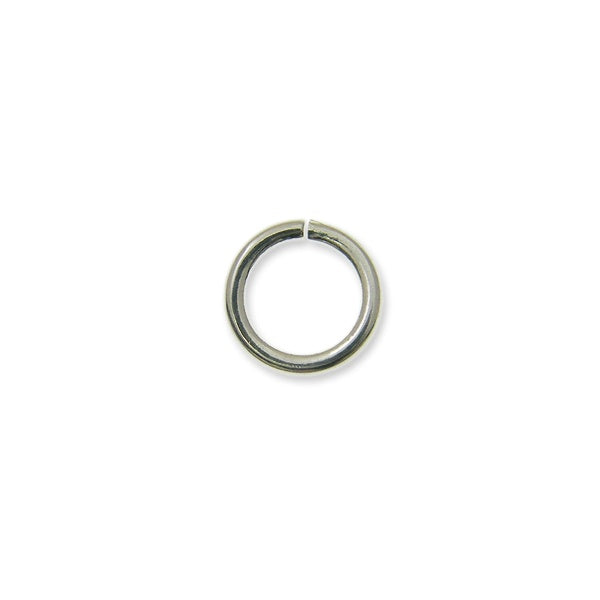 8mm Jump Rings (1mm), silver-plated