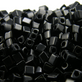 Miyuki 4mm Cube Seed Beads, opaque black