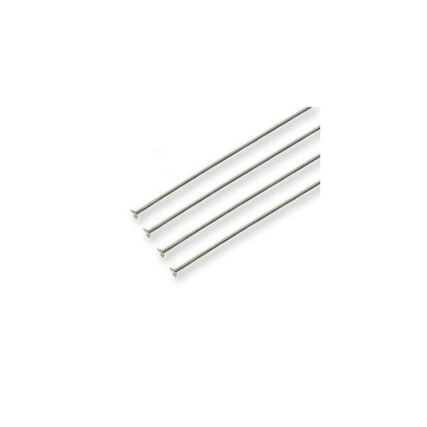 Sterling Silver 50mm Headpin Findings