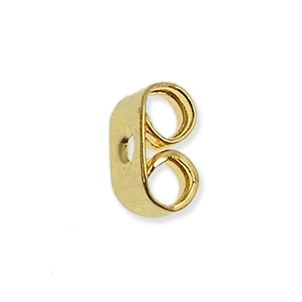 304 Stainless Steel Earring Back Scroll 4.5x6mm, gold colour