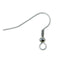 Fish Hook Earring/Earwire, silver-plated