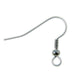 Fish Hook Earring/Earwire, silver-plated