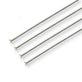 50mm Headpins Findings, silver-plated