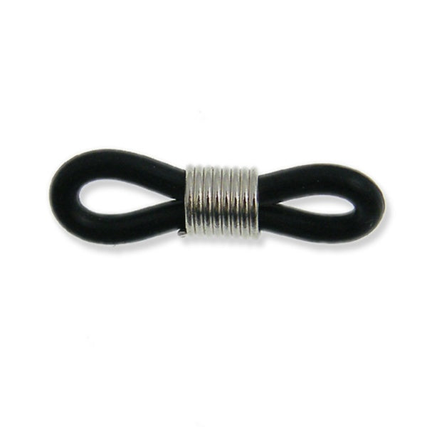 Spectacle/Eyeglass Holders, Rubber Loops, black