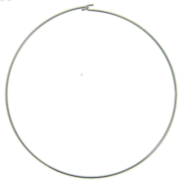 16inch Choker Wire, silver-plated