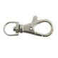 37mm Bag Charm Clips, silver colour