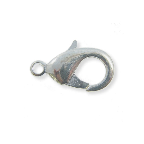 10mm Trigger/Lobster Clasp Catch, silver-plated