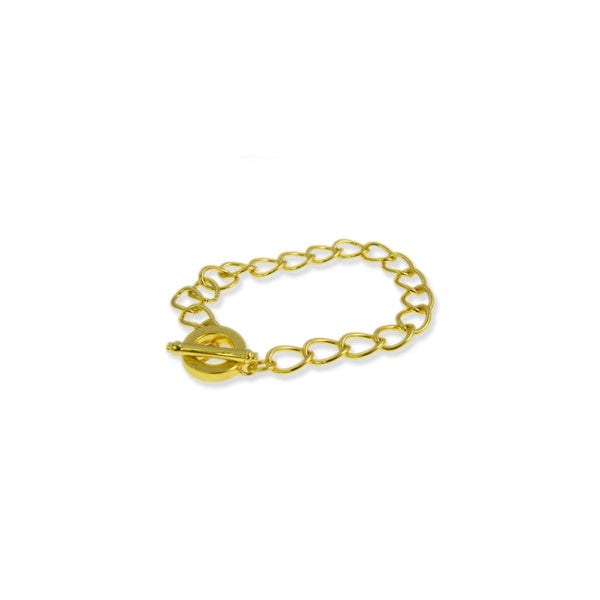 Toggle Charm Bracelet, gold-plated