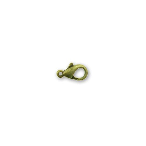 12mm Trigger/Lobster Clasp Catch, antique-brass-plated