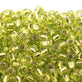 Miyuki Seed Beads 6/0, silver lined chartreuse