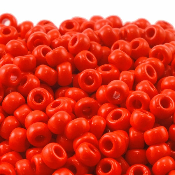 Miyuki Seed Beads 6/0, opaque red