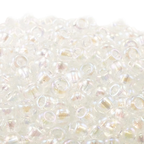 Miyuki Seed Beads 6/0, crystal AB