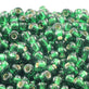 Miyuki Seed Beads 6/0, silver lined green