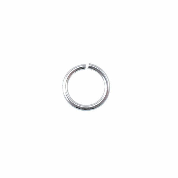 Sterling Silver 7mm Jump Ring (0.7mm Dia)