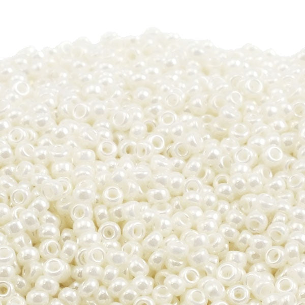Miyuki Seed Beads 11/0, pearl ceylon