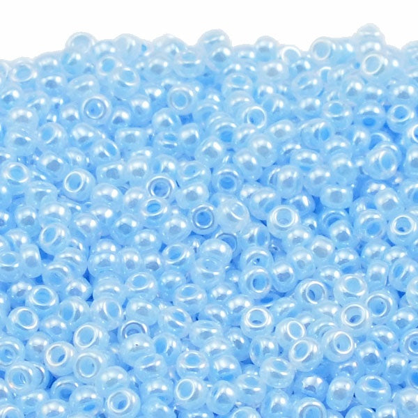 Miyuki Seed Beads 11/0, light blue ceylon