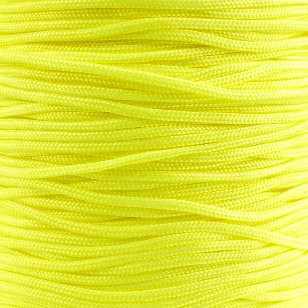 1.5mm Shamballa/Chinese Knotting Nylon Cord, neon yellow