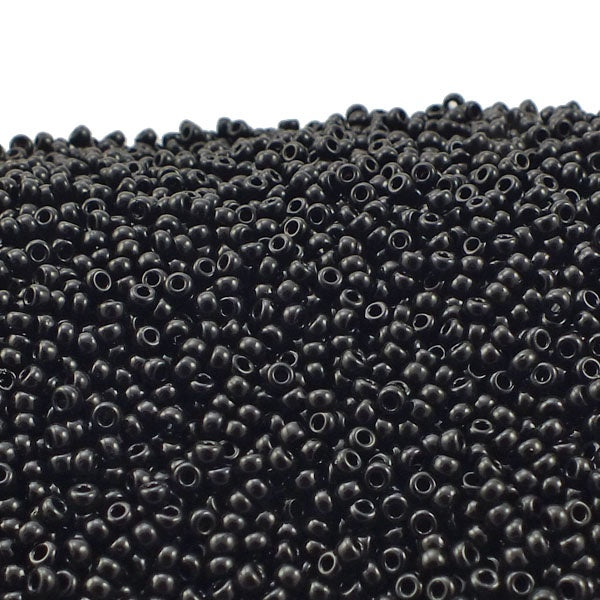Miyuki Seed Beads 11/0, opaque black
