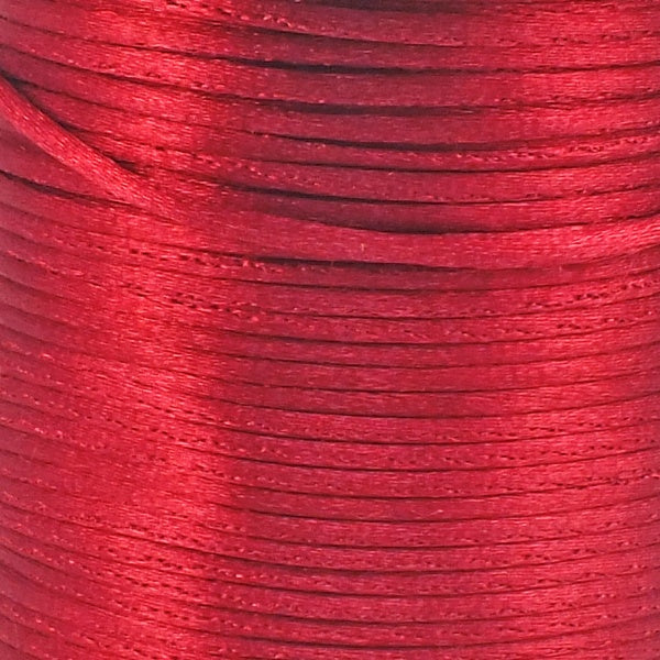 1.5mm Rattail Satin Cord, wine
