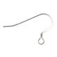 Sterling Silver 26mm Fish Hook Earwire (Light Weight)