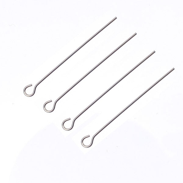 Sterling Silver 25mm Eyepins Findings