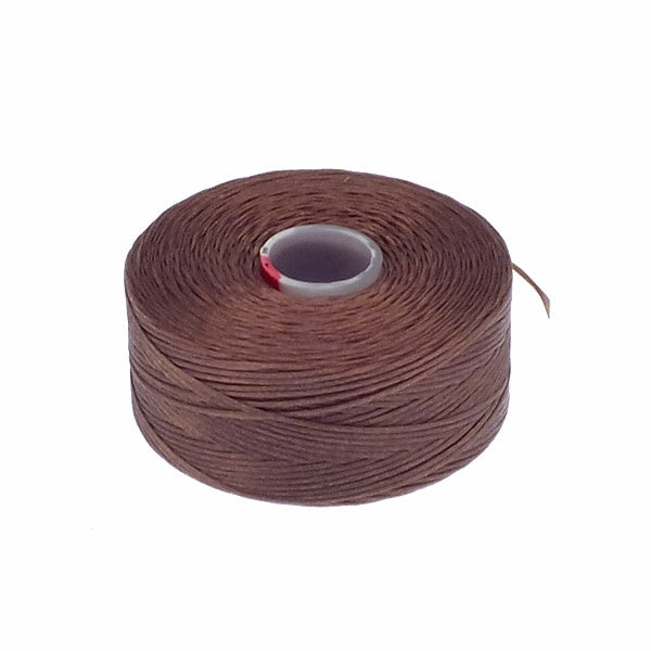 Beadsmith Superlon (S-Lon) Tex45 Size D, light copper