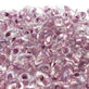 Miyuki 4x7mm Long Magatama Seed Beads, sparkle orchid lined crystal