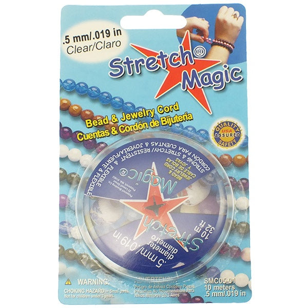 0.5mm Stretch Magic Elastic Beading Cord, black