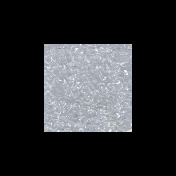 Miyuki 4x7mm Long Magatama Seed Beads, crystal