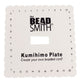 Beadsmith Kumihimo 6" Square Braiding Disc Plate, plus downloadable instructions