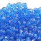 4mm Czech Faceted Round Glass Bead, capri blue