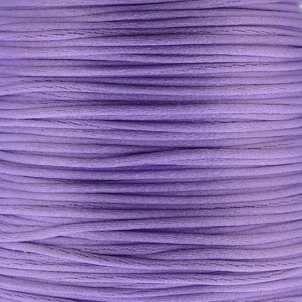 1mm Rattail Satin Cord, lilac