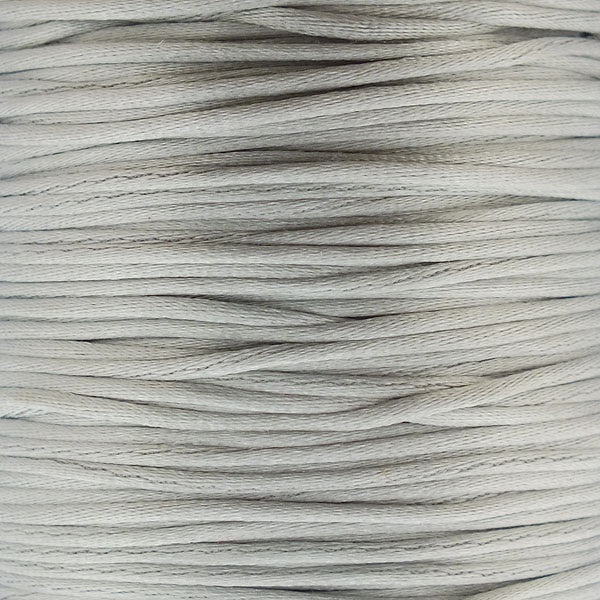 1mm Rattail Satin Cord, silver
