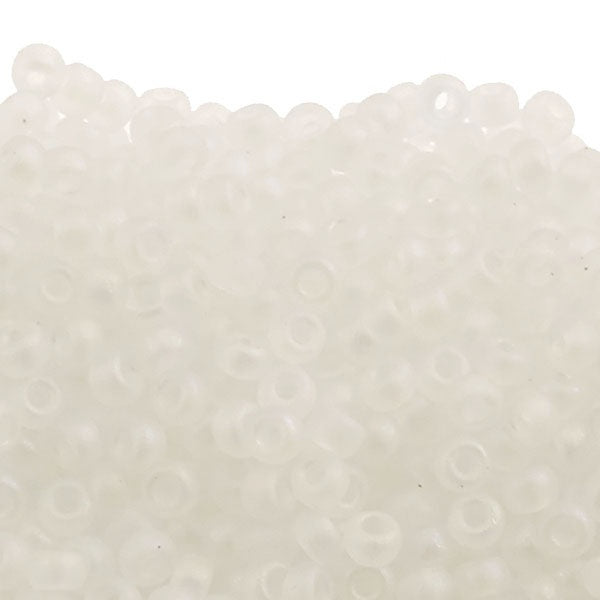 Miyuki Seed Beads 11/0, matte transparent crystal AB