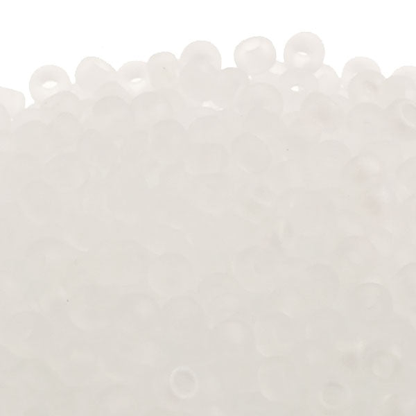Miyuki Seed Beads 11/0, matte transparent crystal