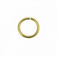 12mm Thick Jump Rings (1.2mm), gold-plated