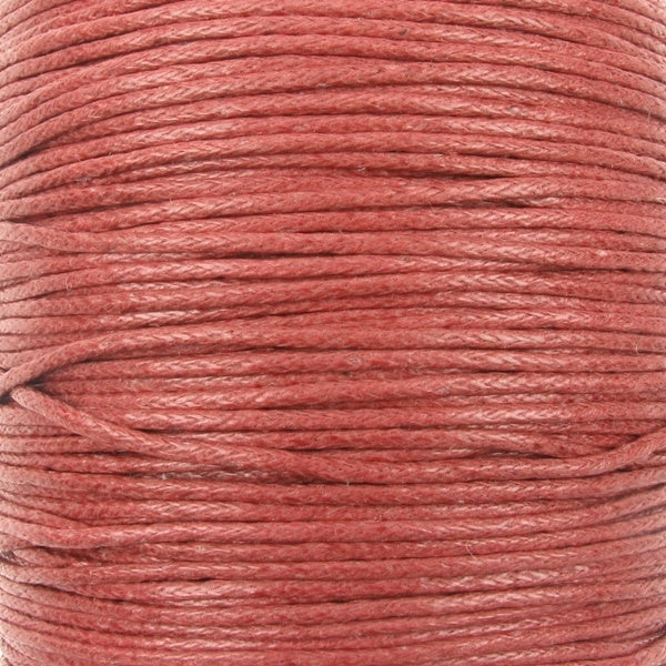 1mm Waxed Cotton Cord, copper