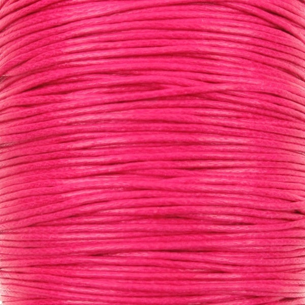 0.6mm Waxed Cotton Cord, rose