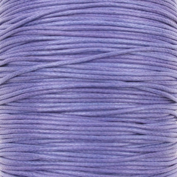 0.6mm Waxed Cotton Cord, lilac